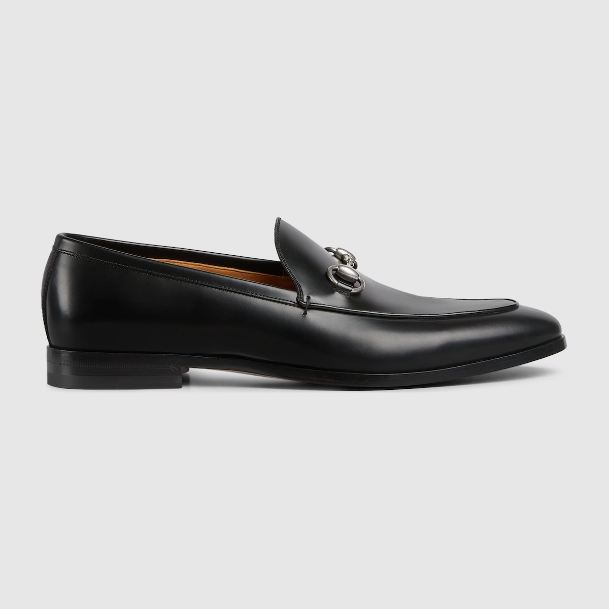 Herrenloafer mit Horsebit in schwarzes Leder GUCCI DE