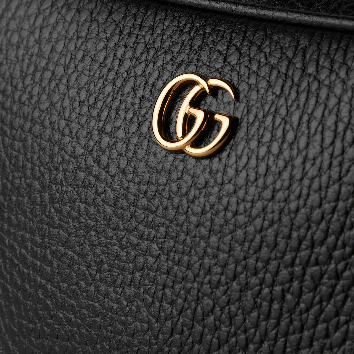 GGマーモント〕ミニ カメラバッグ ・ブラック レザー | GUCCI公式