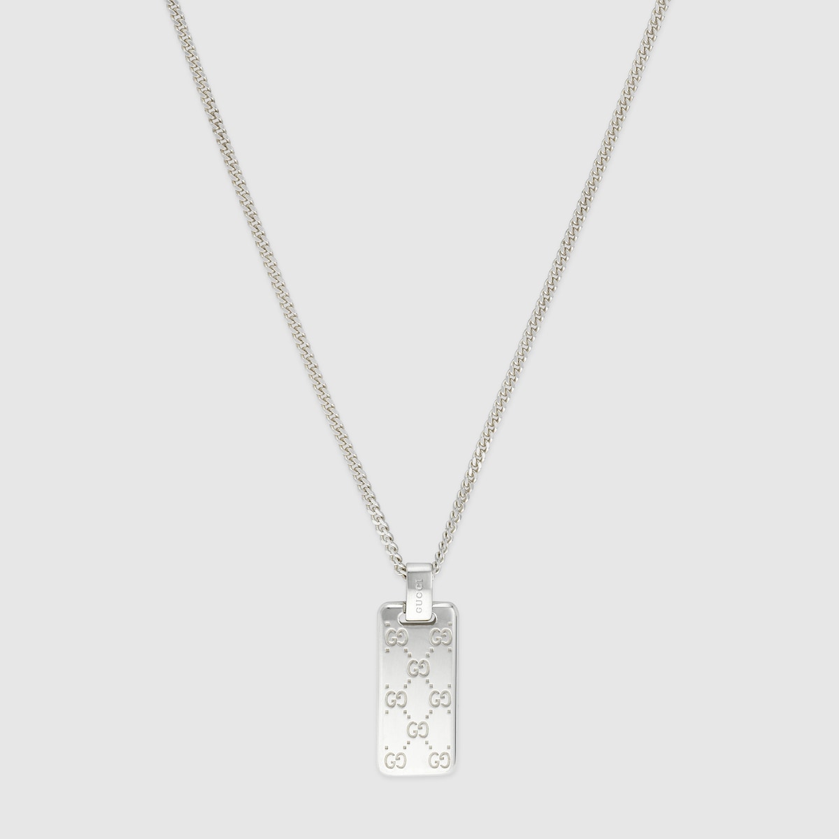 Gucci Signature necklace with GG tag in 925 sterling silver