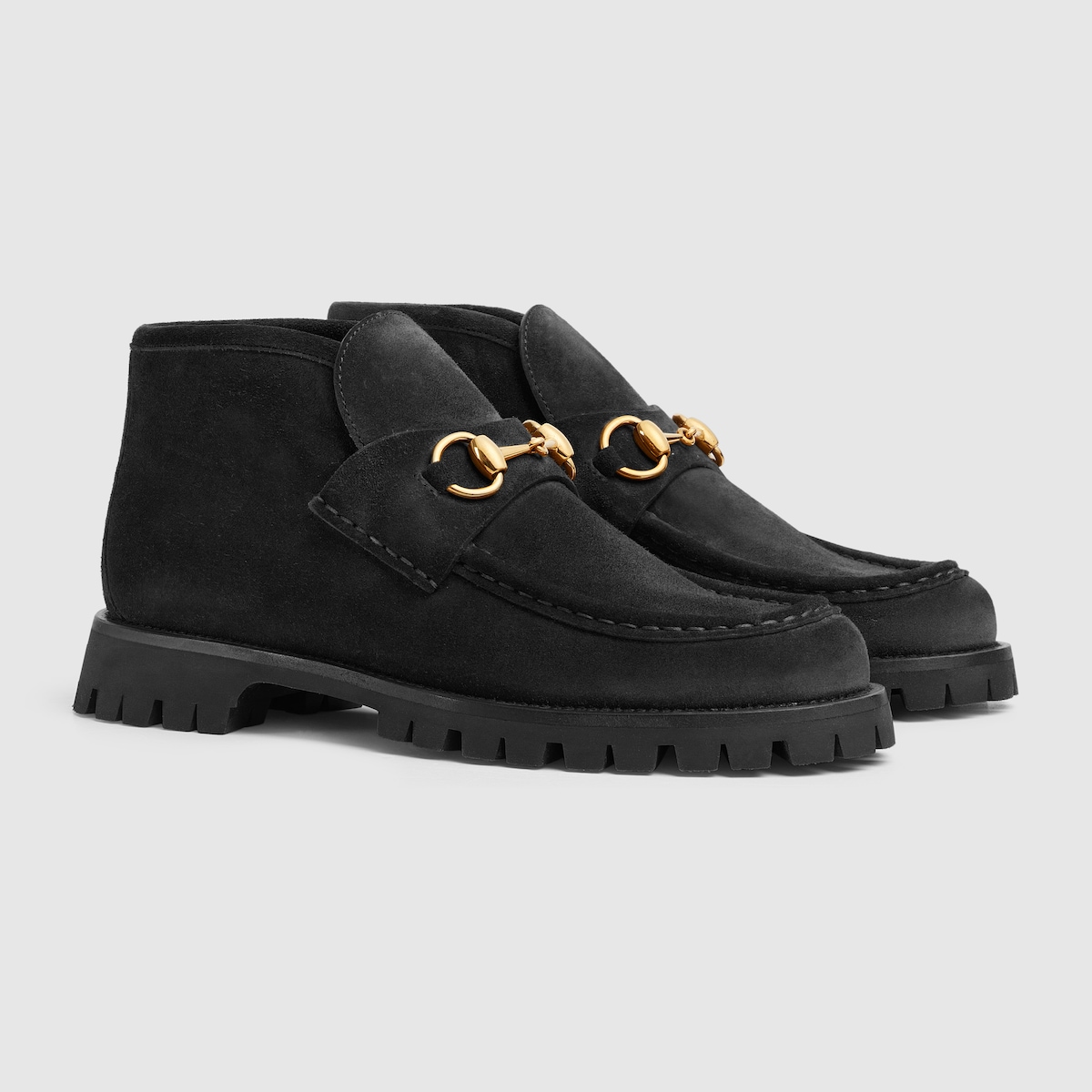 Gucci brown suede boots 2025