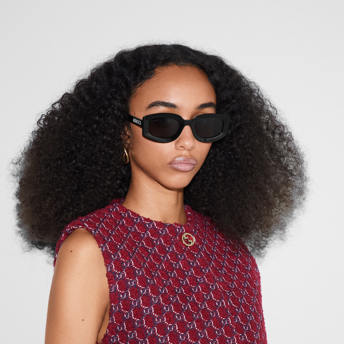 Geometric frame sunglasses