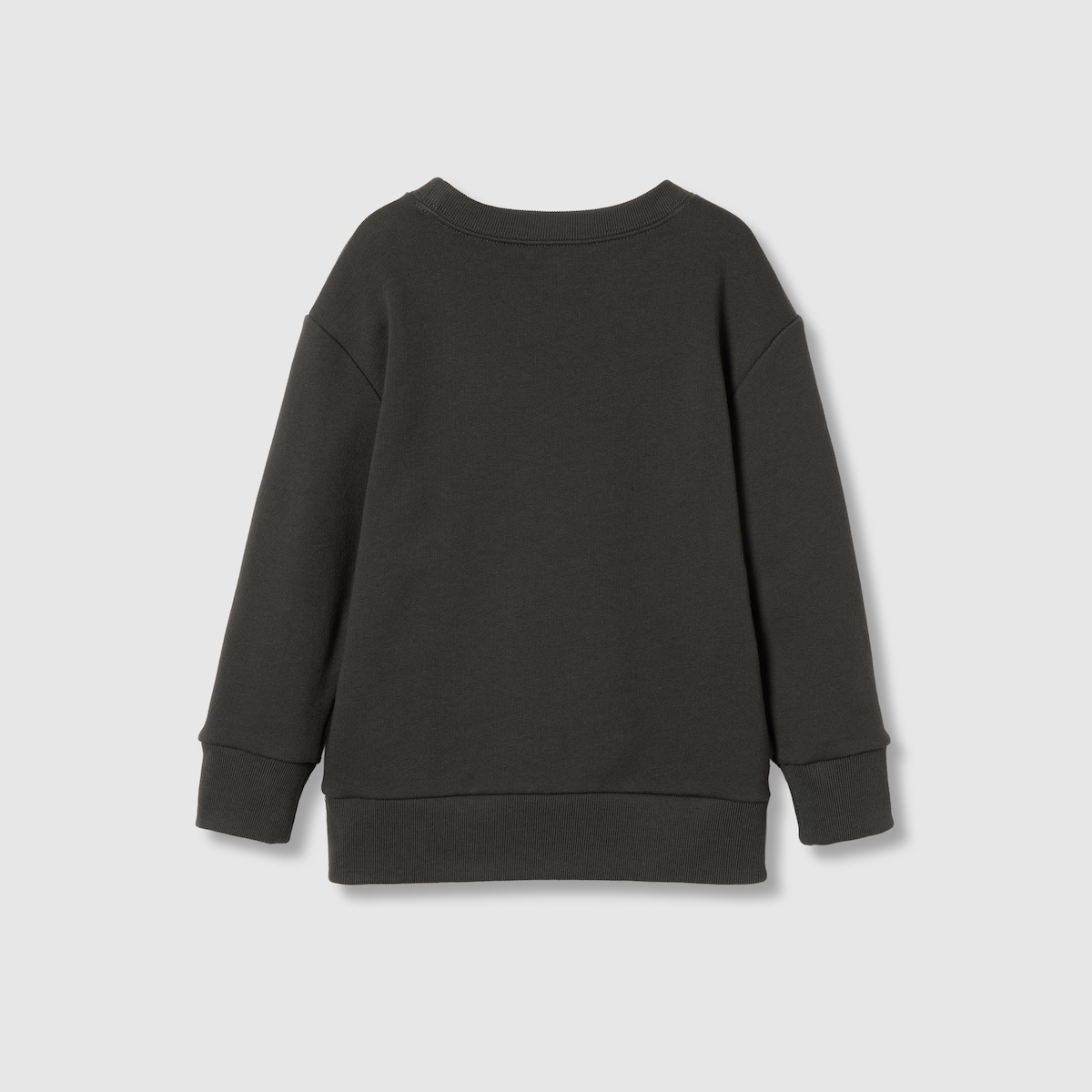 Children's cotton printed sweatshirt in dark grey - thumbnail 3