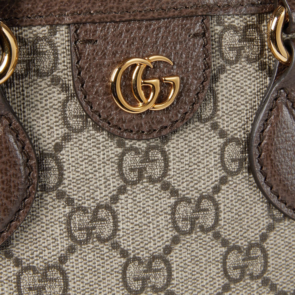 Minibolsa tote Ophidia inGG Supreme beige y ebano GUCCI MX