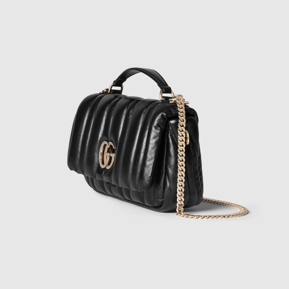 GG Milano Small Exotic Leathers Top Handle Bag - Black