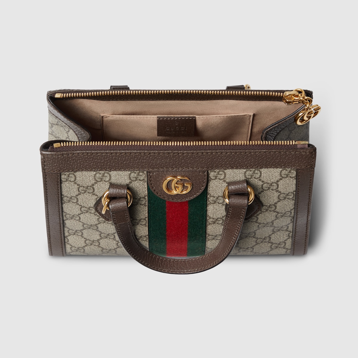 Beige Ebony GG Supreme Ophidia Small Tote Bag GUCCI Canada