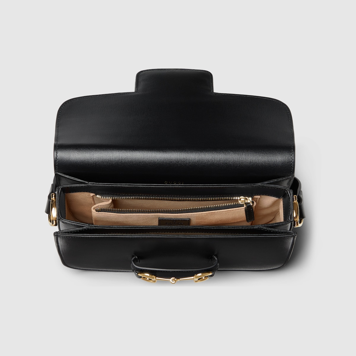 Gucci Horsebit 1955 medium shoulder bag in black leather