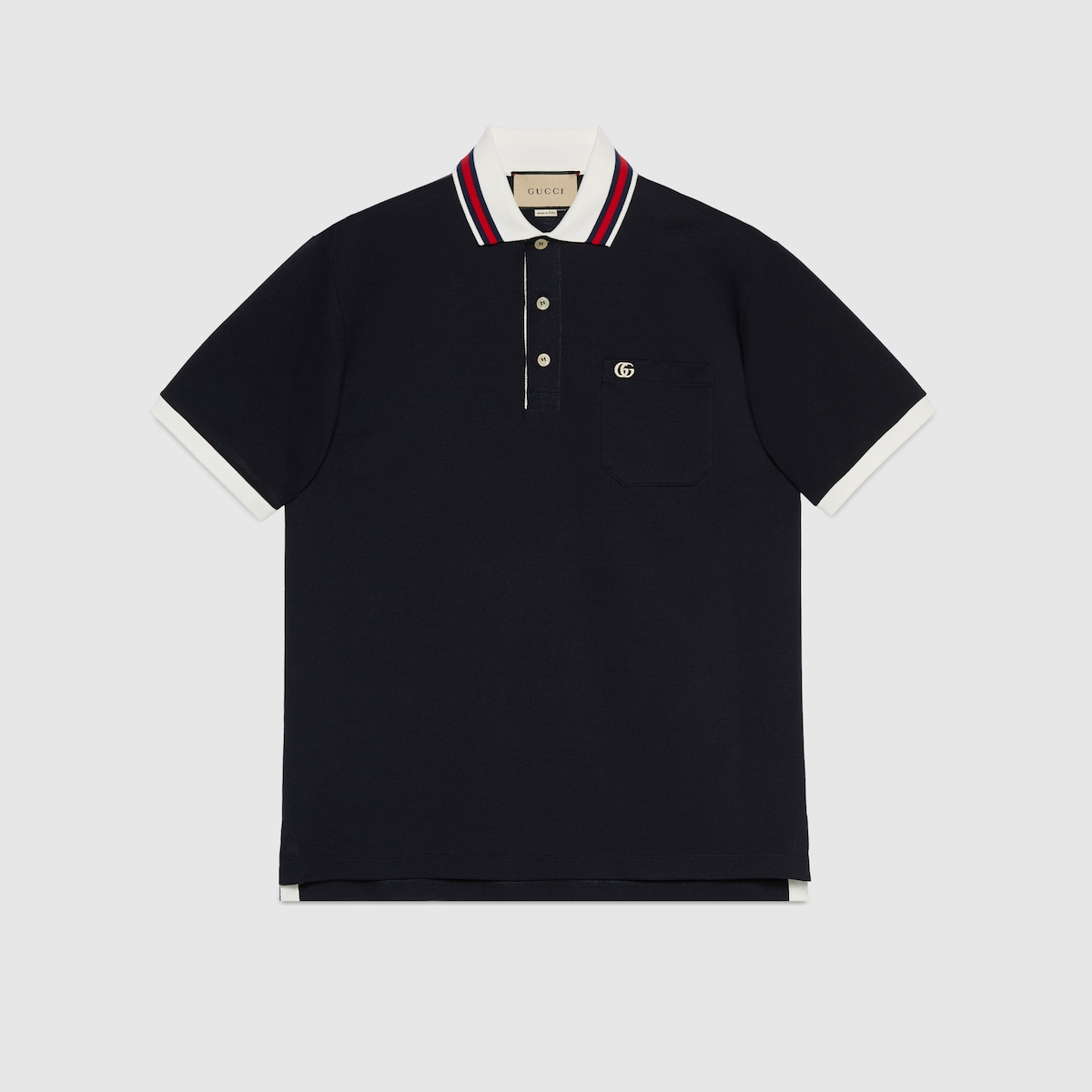 GUCCI ダブルG コットンピケ ポロシャツ 国内直営**GUCCI** ダブルG コットンピケ ポロシャツ