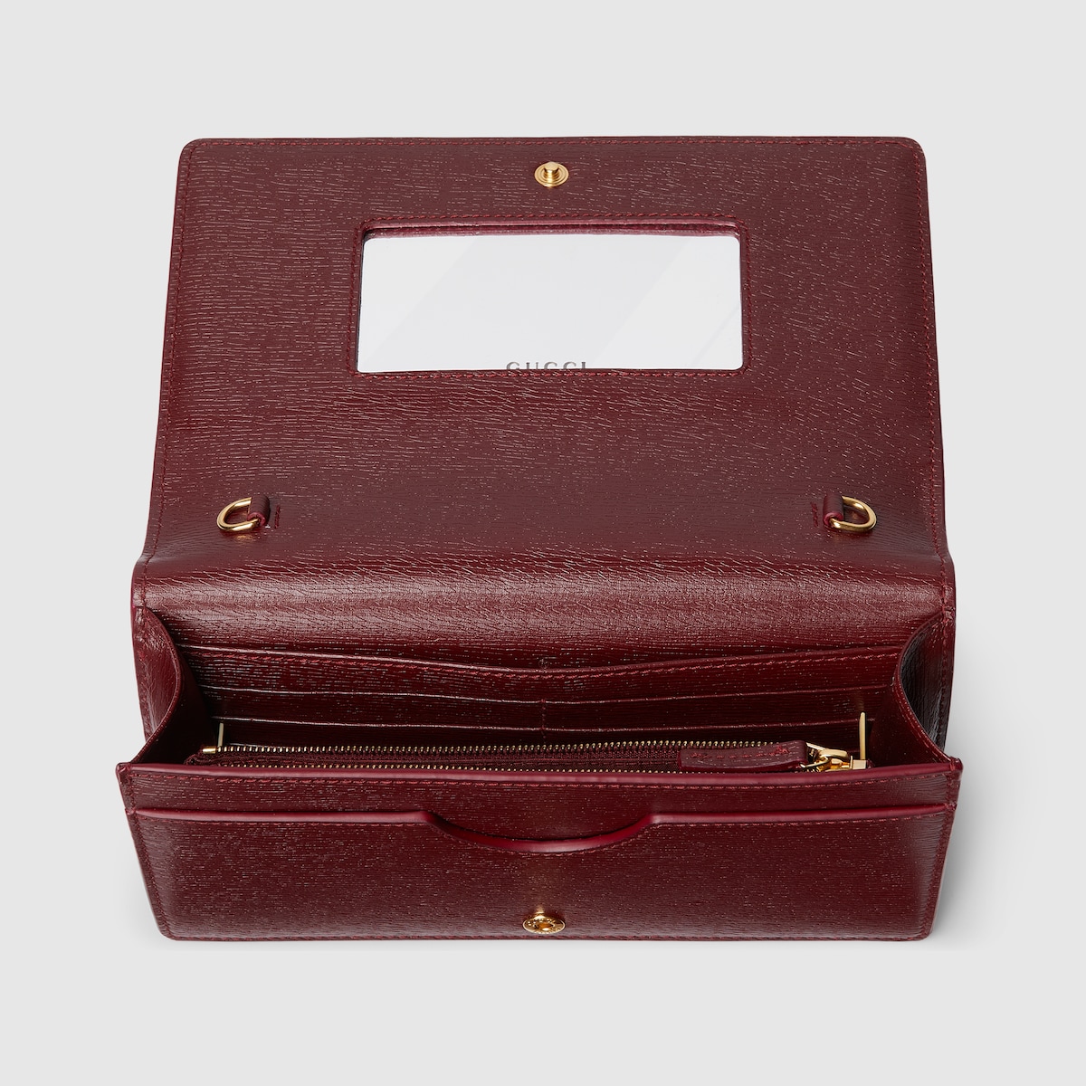 VIP【関税送料無料】希少 Gucci Leather Chain Wallet Wallet on chain in black leather | GUCCI® SG