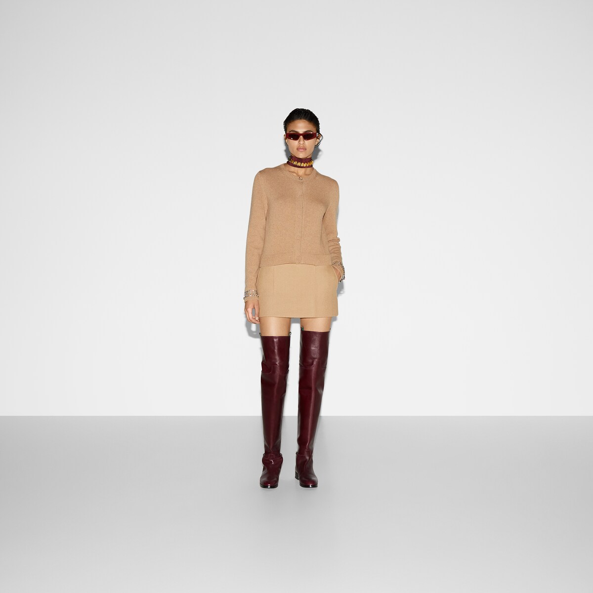 Wool and cashmere cardigan