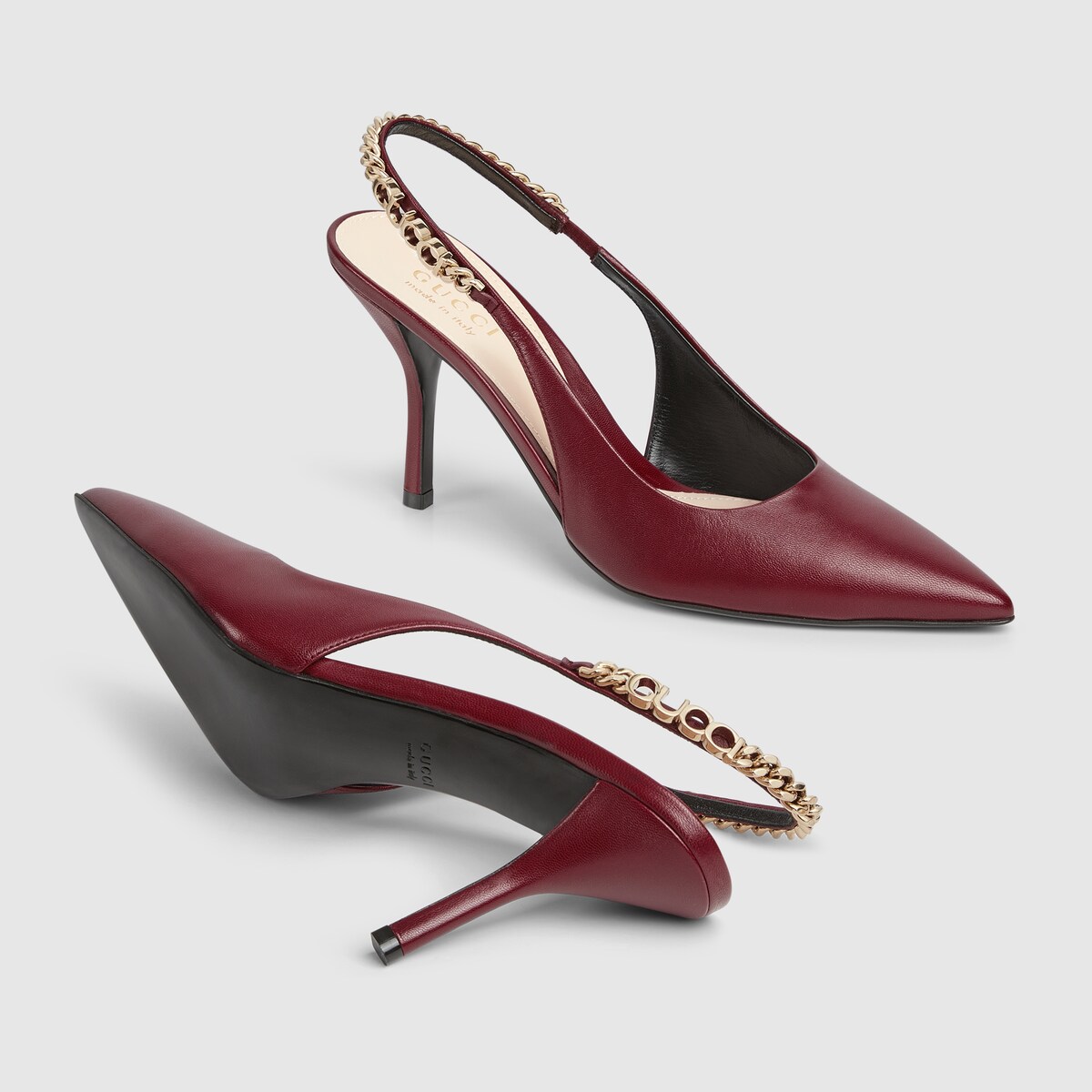 Gucci red heels on sale