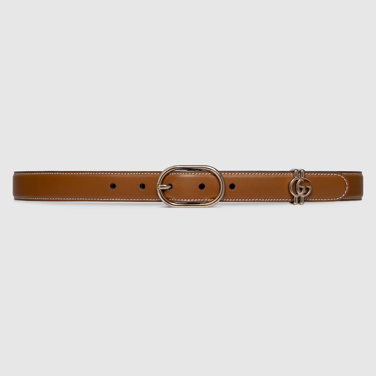 GUCCI ブラウン レザー ベルト 105cm