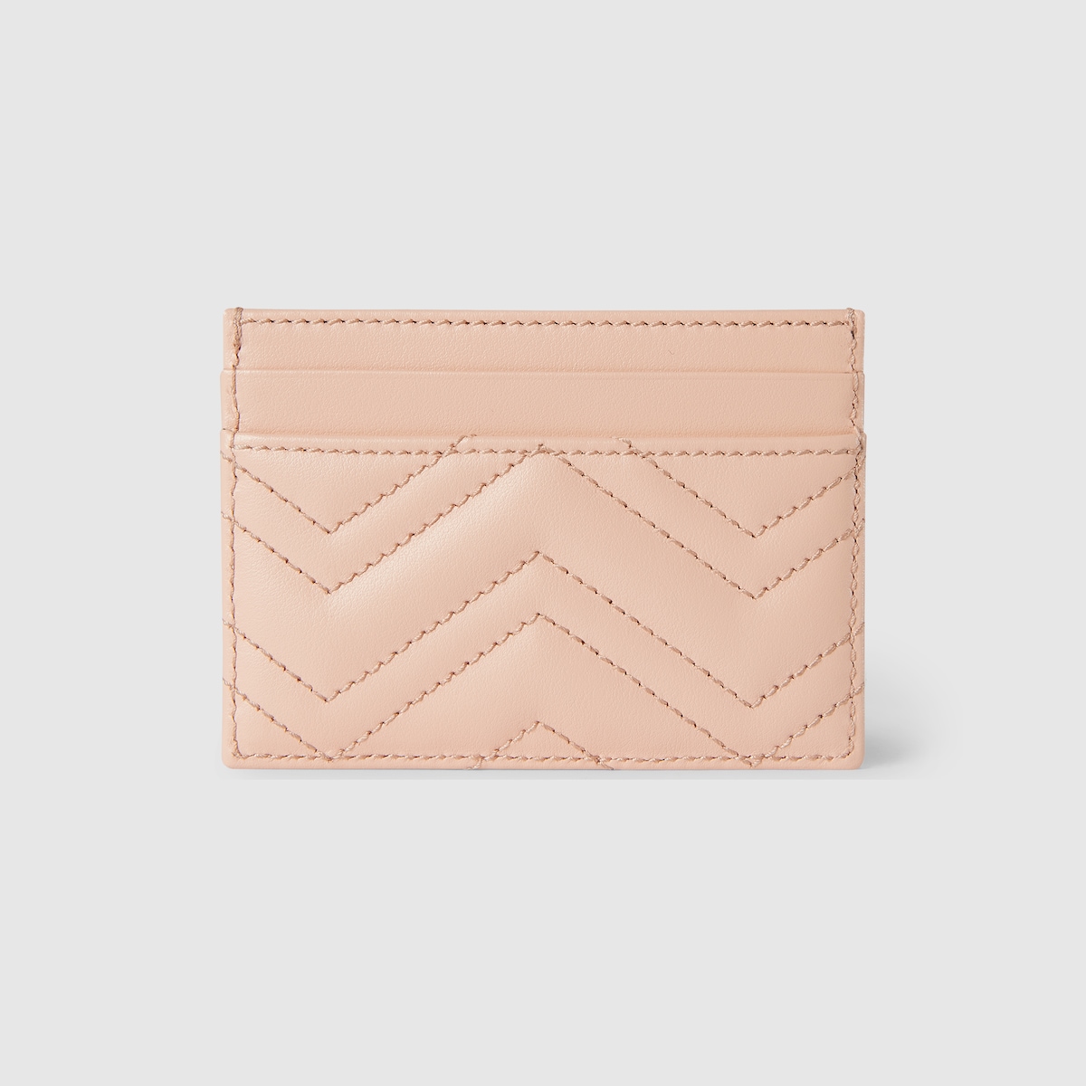 GG Marmont card case in light pink leather | GUCCI® US