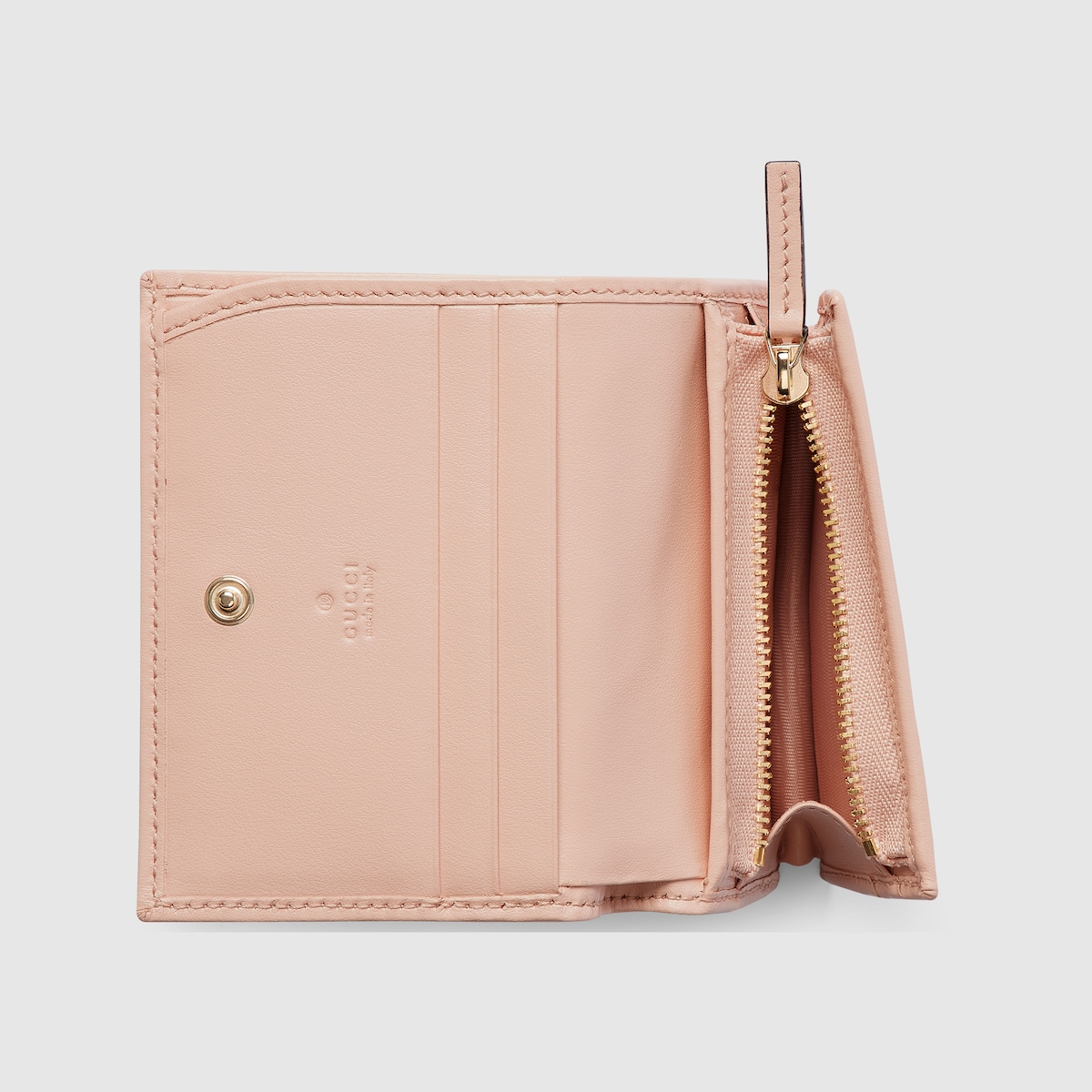 GUCCI】GG レザー カードケース ミニ財布 ピンク 送料関税込