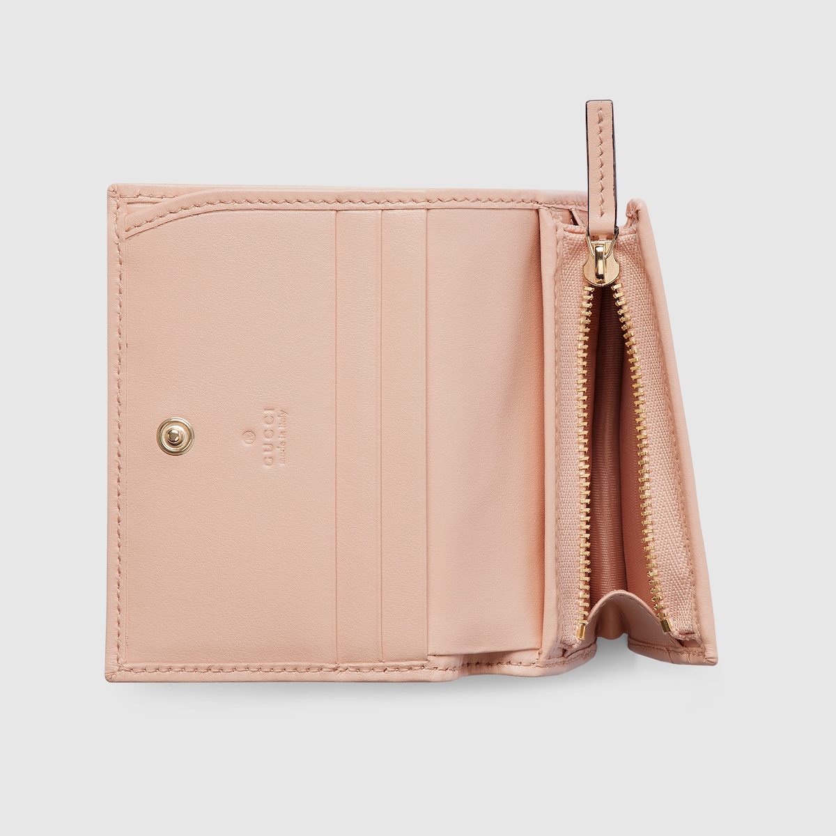 小物 GUCCI GG Marmont Wallet Pink Butterfly Gucci GG Marmont Blush Pink Butterfly Embelished Leather