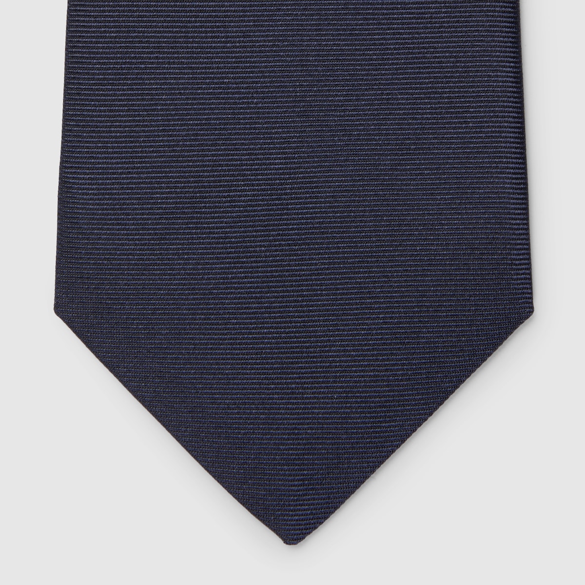 Silk jacquard tie in dark blue | GUCCI® US