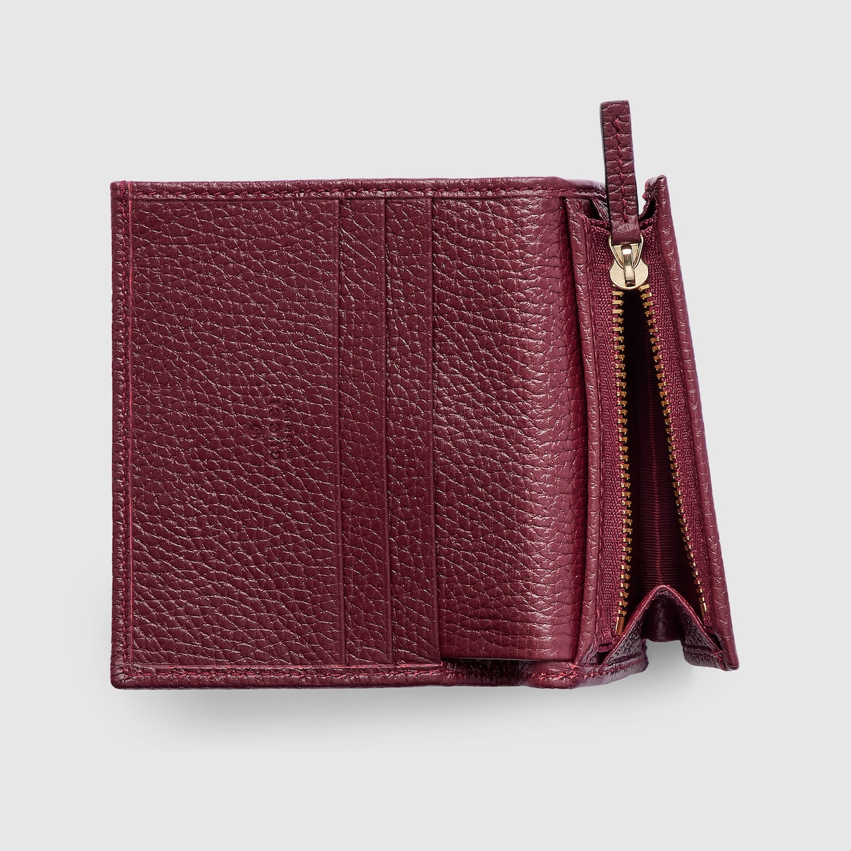 ファッション雑貨・小物その他 GUCCI RED LEATHER CARD HOLDER Gucci Card Case Guccissima Red in Leather - US