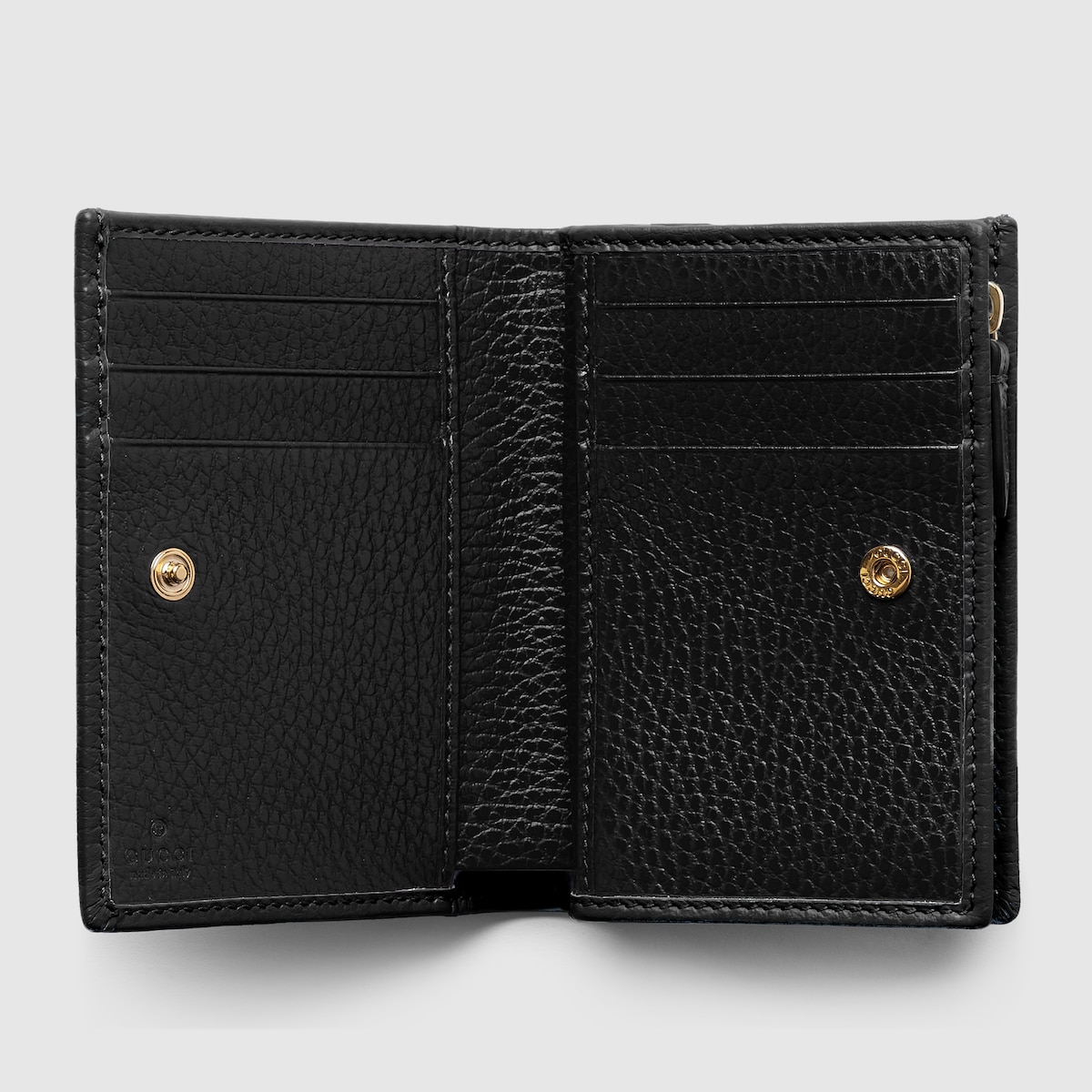 GG Marmont small wallet in black leather | GUCCI® US