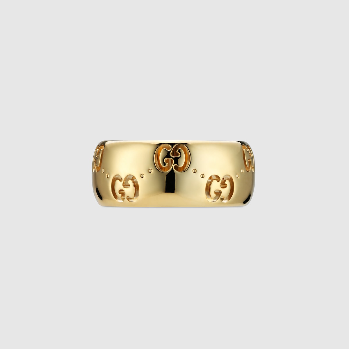 GUCCI★ICONリング★ 18金 ★サイズ9 Icon 18k GG wide ring in 18k yellow gold | GUCCI® US
