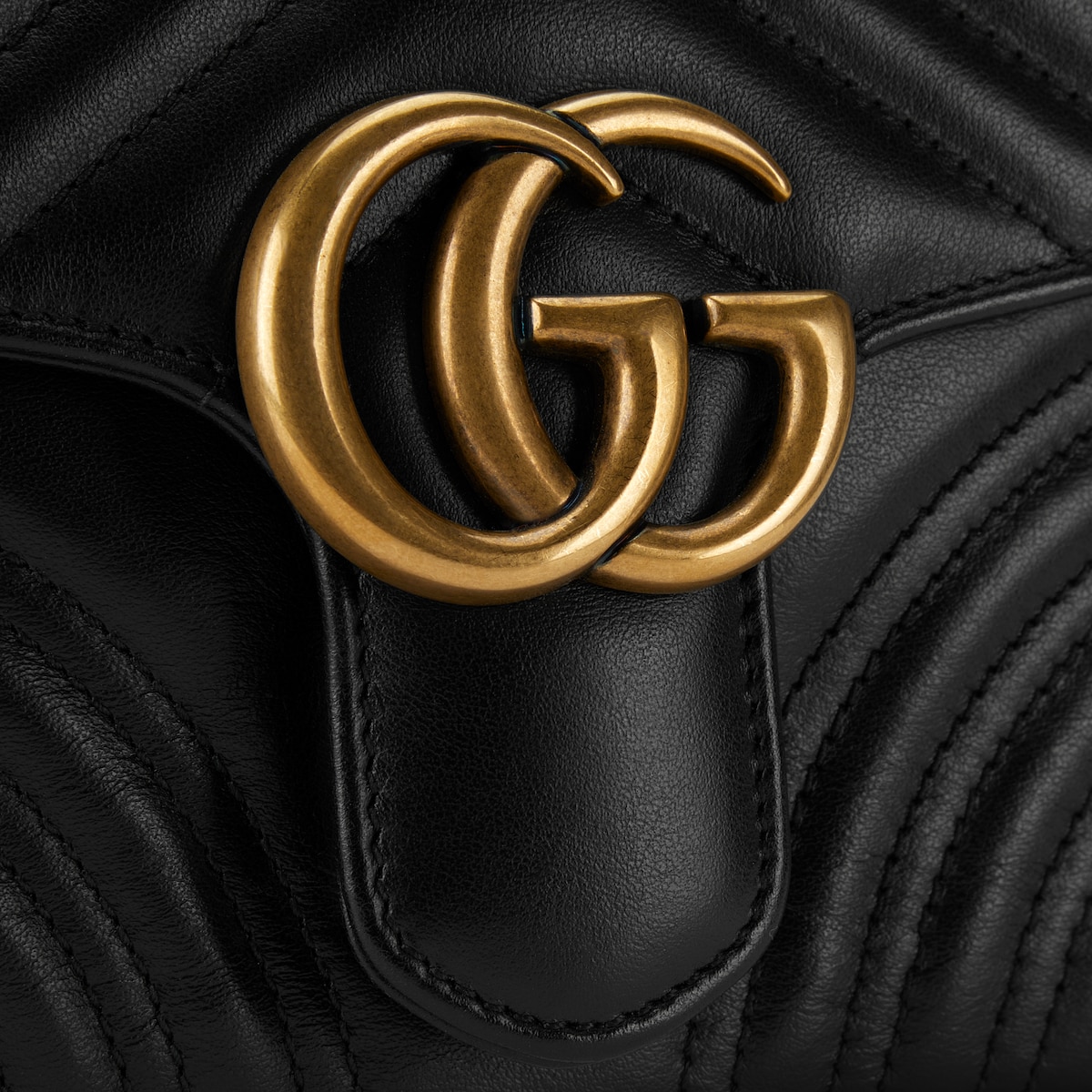 Black Chevron Leather GG Marmont Mini Top Handle Bag GUCCI Canada