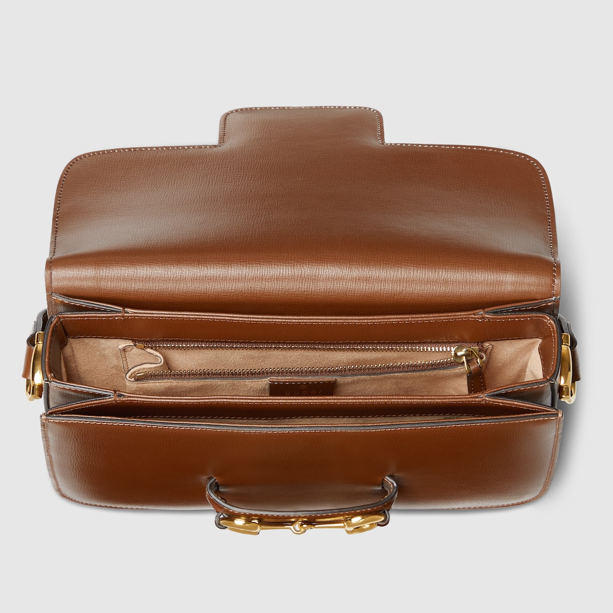 グッチ ホースビット 1955〕ミディアム ショルダーバッグ ・ブラウン