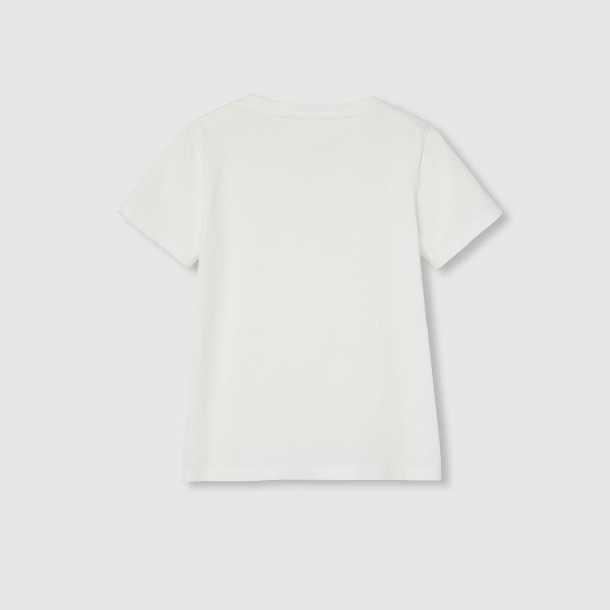 Children's embroidered cotton T-shirt in white | GUCCI® US