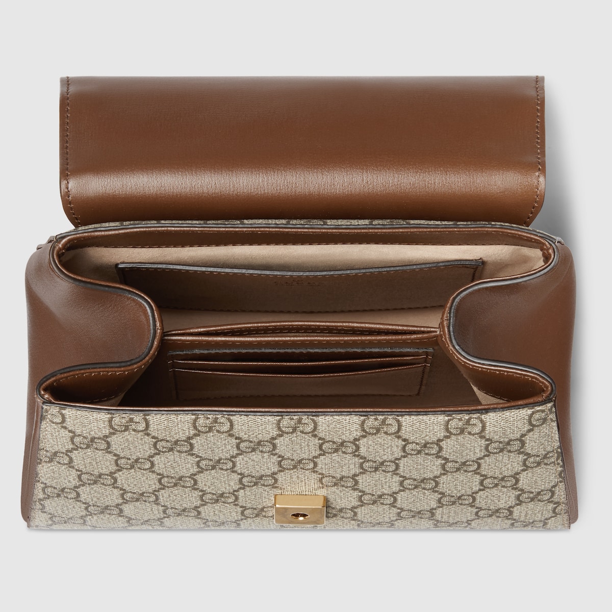 Gucci Horsebit 1955 mini top handle bag in light brown