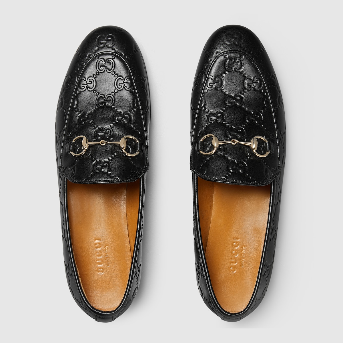 Gucci jordaan leather loafer price on sale