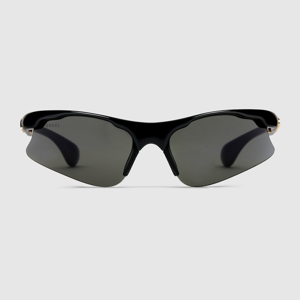 Mask-shaped sunglasses in black | GUCCI® US