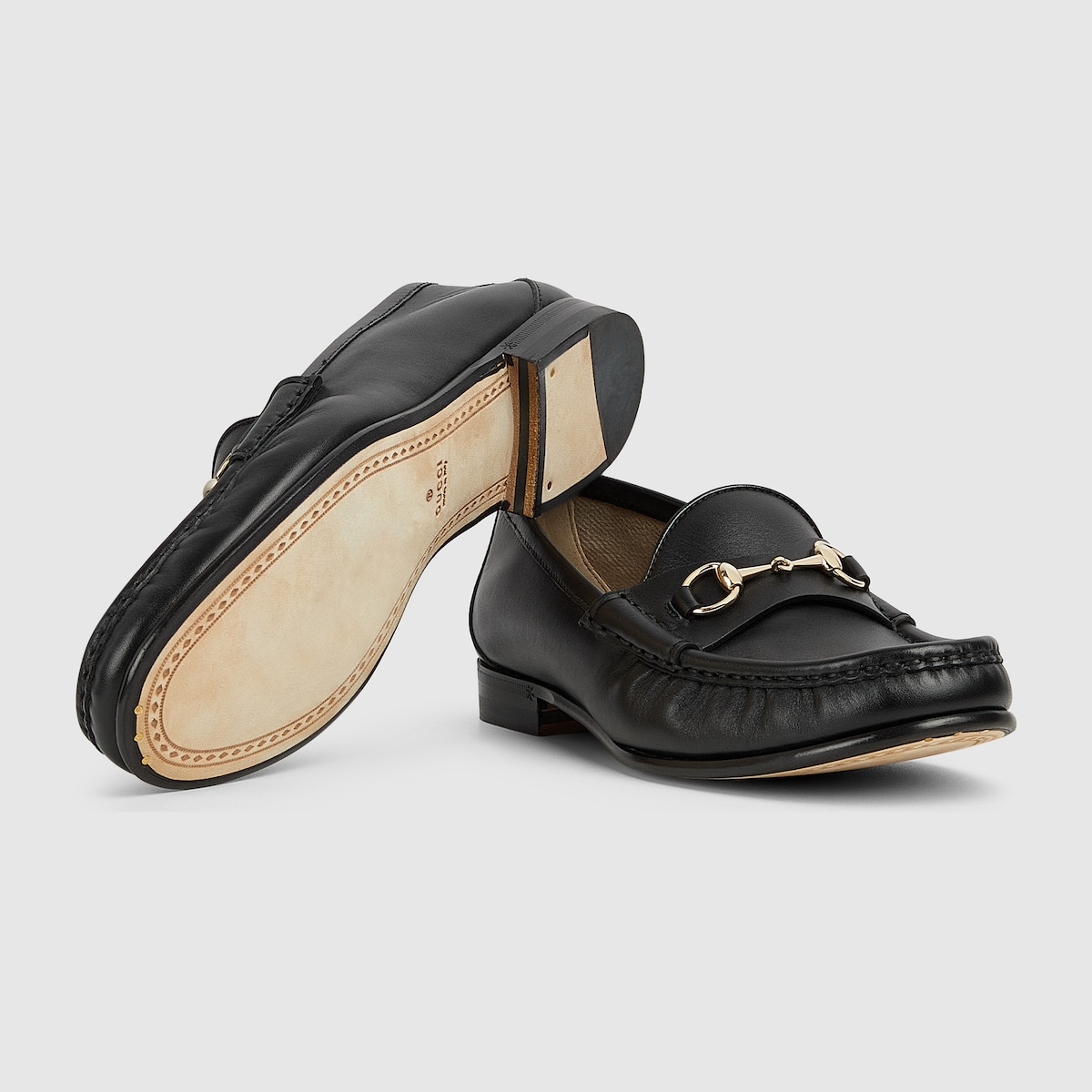 Horsebit 1953 Damenloafer in schwarzes Leder | GUCCI® DE