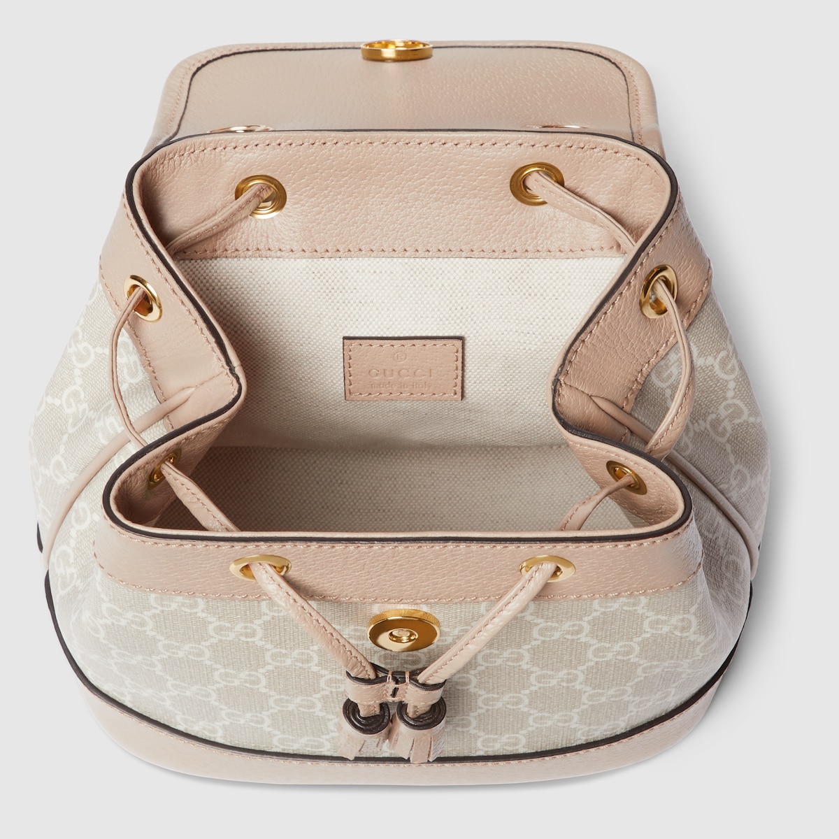 Ophidia mini backpack in beige and white GG Supreme GUCCI IE