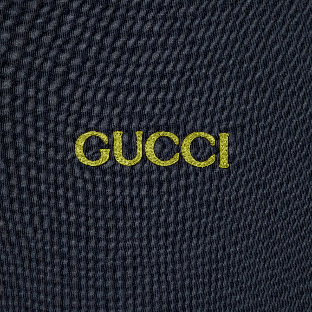 Jersey half-zip jacket with patch in blue | GUCCI® US