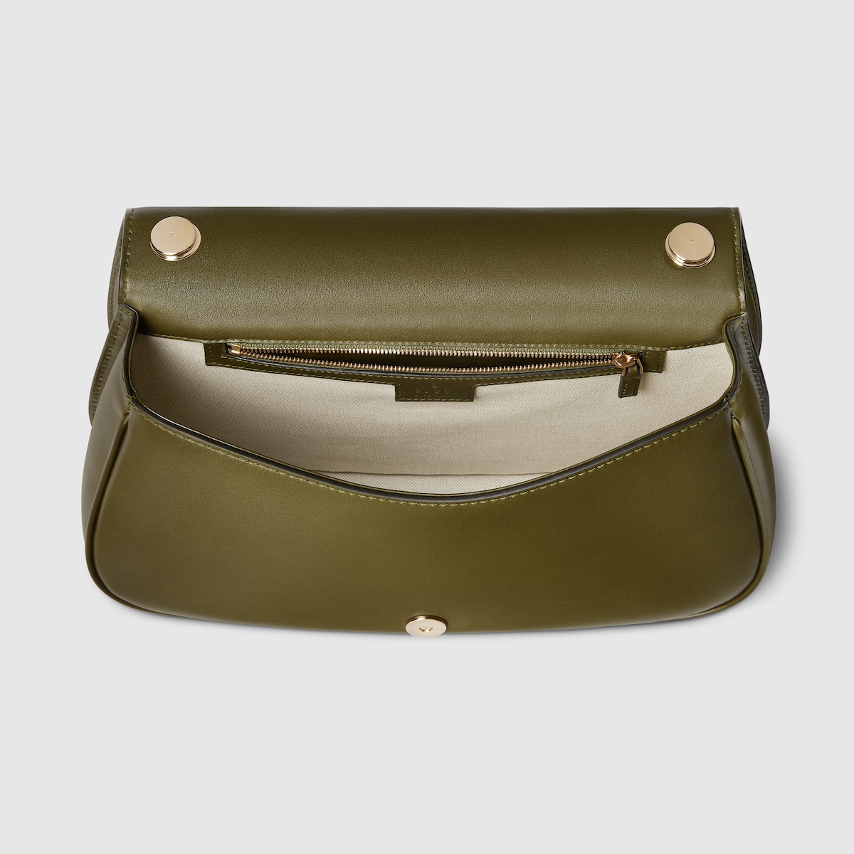 Gucci Blondie large top handle bag in dark green suede