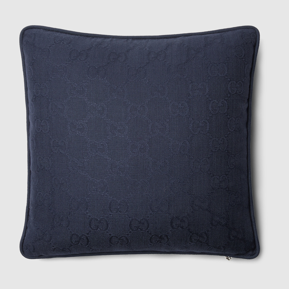 GG viscose cushion in blue - thumbnail 5