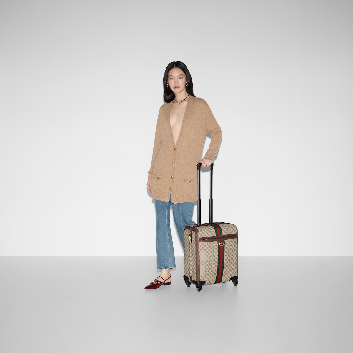 Gucci Savoy small cabin trolley