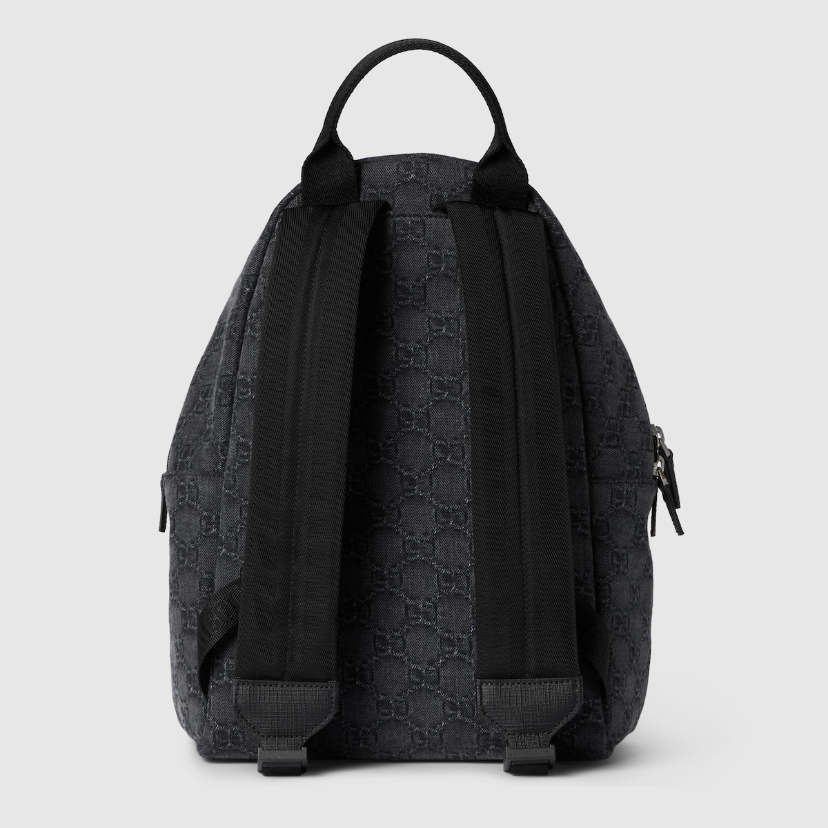 Children's GG denim backpack in black GG denim | GUCCI® US