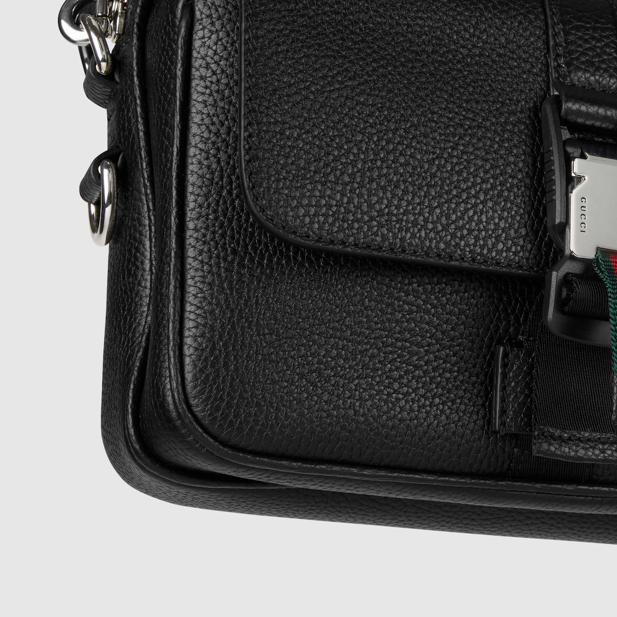 小号斜挎包in 黑色皮革| GUCCI® UK