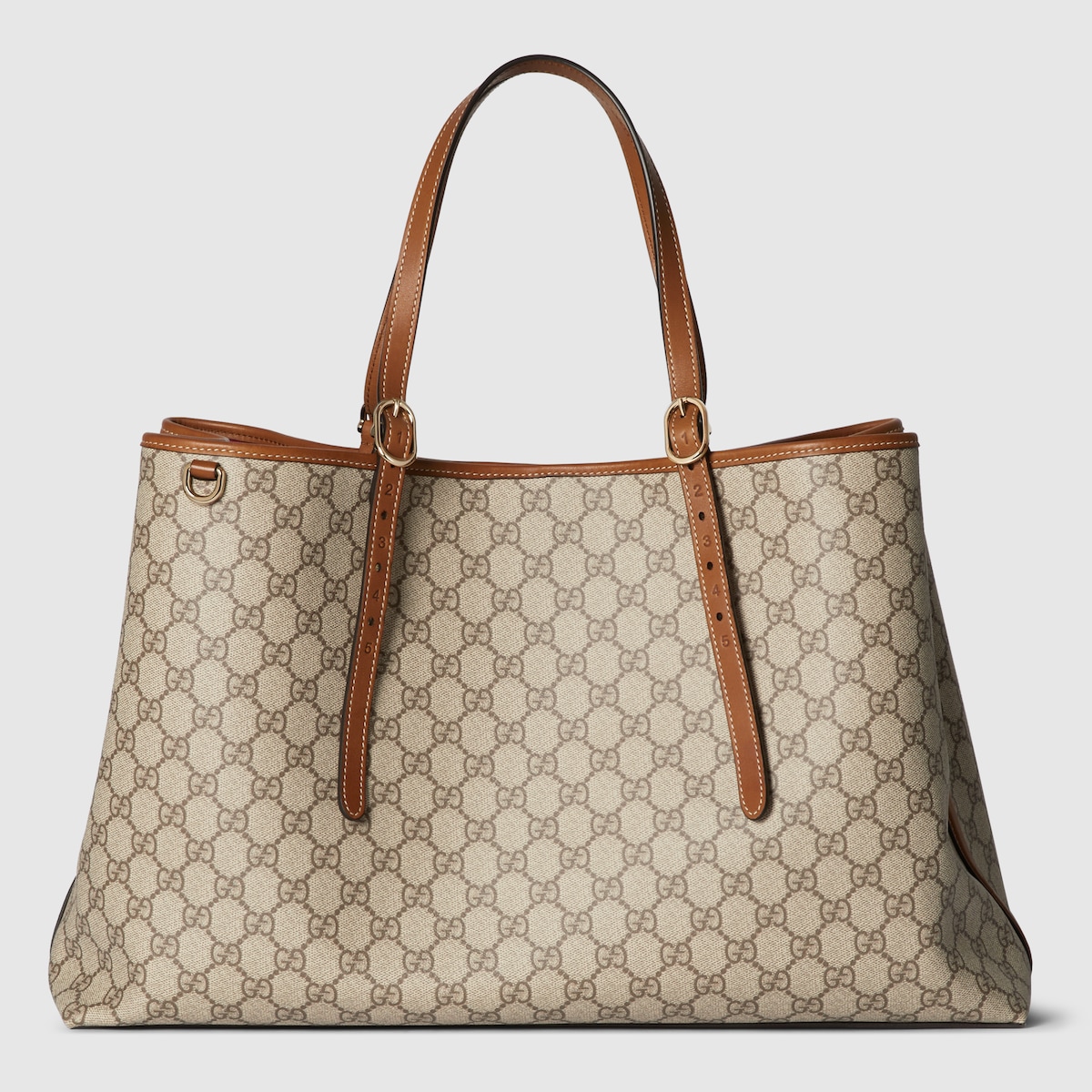 GUCCI キャンバスGGパターンシェリーライントートバッグ