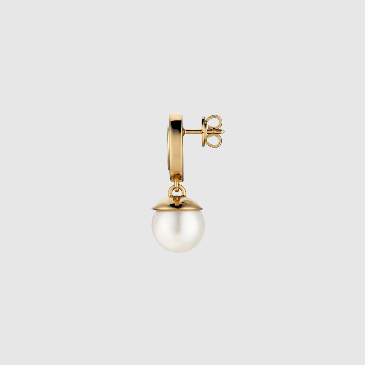 [Golden dew] 韓国☆18K Gold☆Fontana Madonna 1(Solid)earring Gucci Blondie crystal pearl earrings in light gold-toned