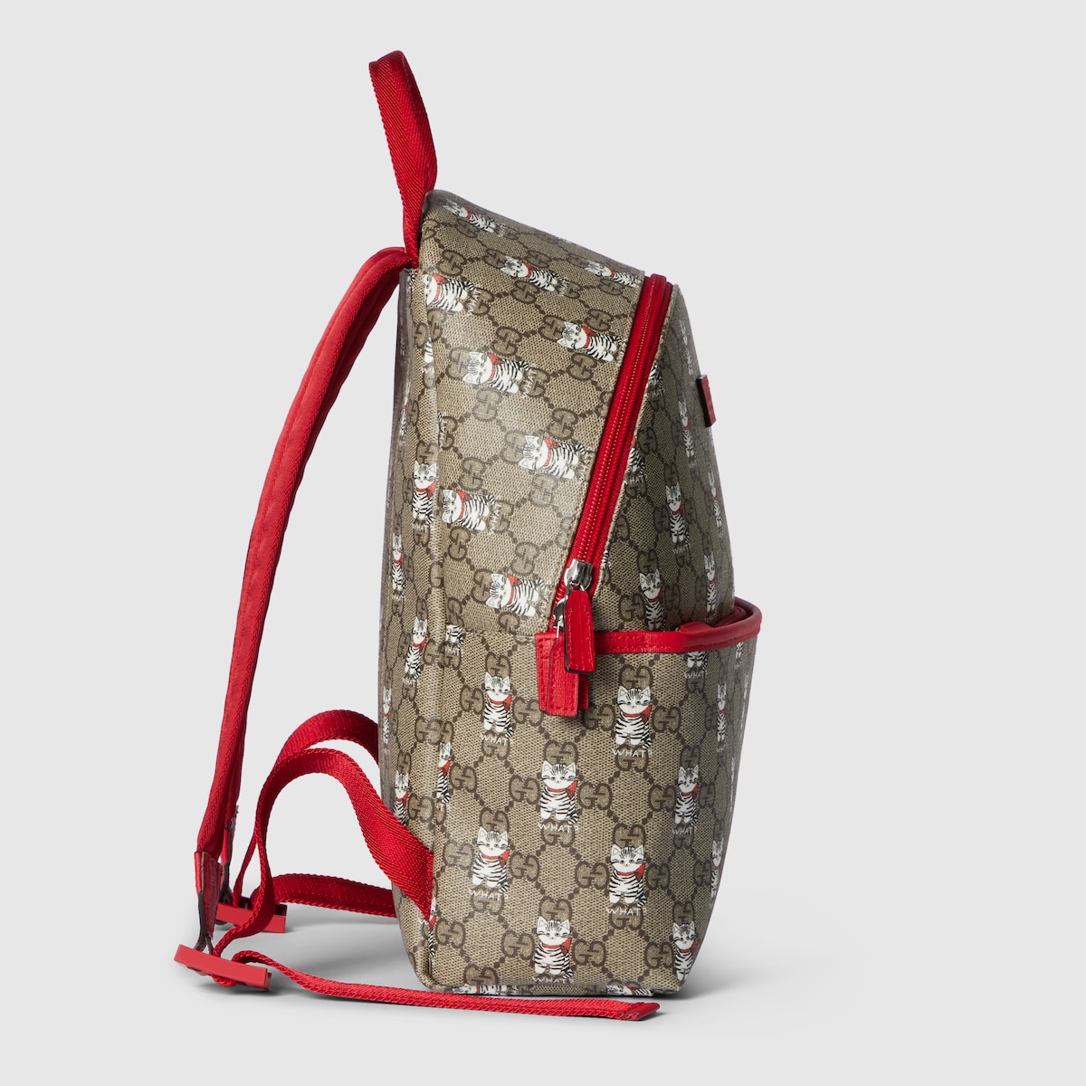 チルドレンズ〕プリント GG バックパック ・ベージュ＆ダーク