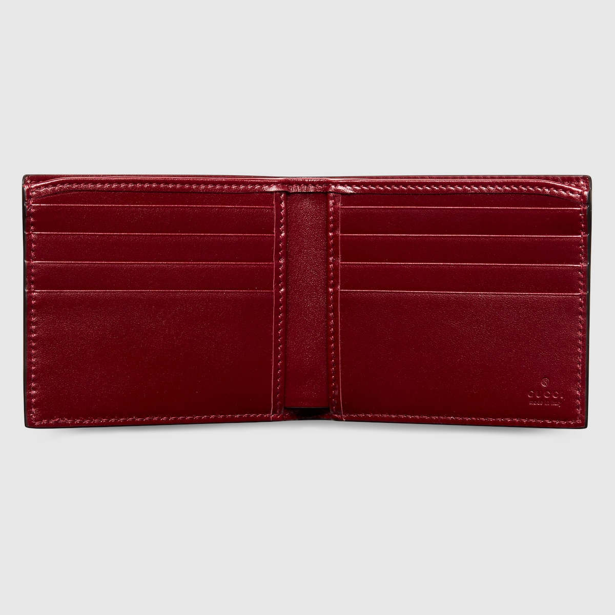 Gucci store Signature Leather Bi-Fold Wallet