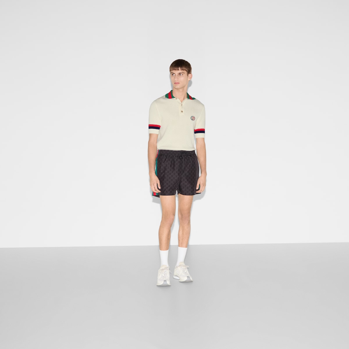 美品】GUCCI☆グッチ メンズ 総柄 スイムウェア M
