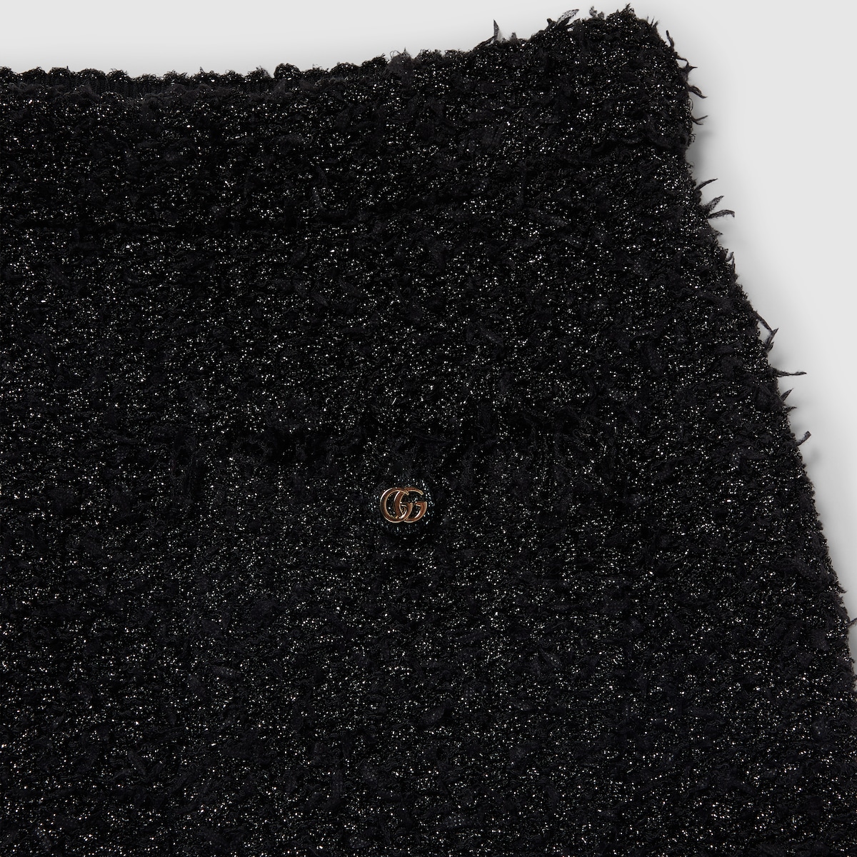 スカート GUCCI Women Mid Skirts 811556 XKEDT1000 Black Lamé and viscose mini skirt in black | GUCCI® US