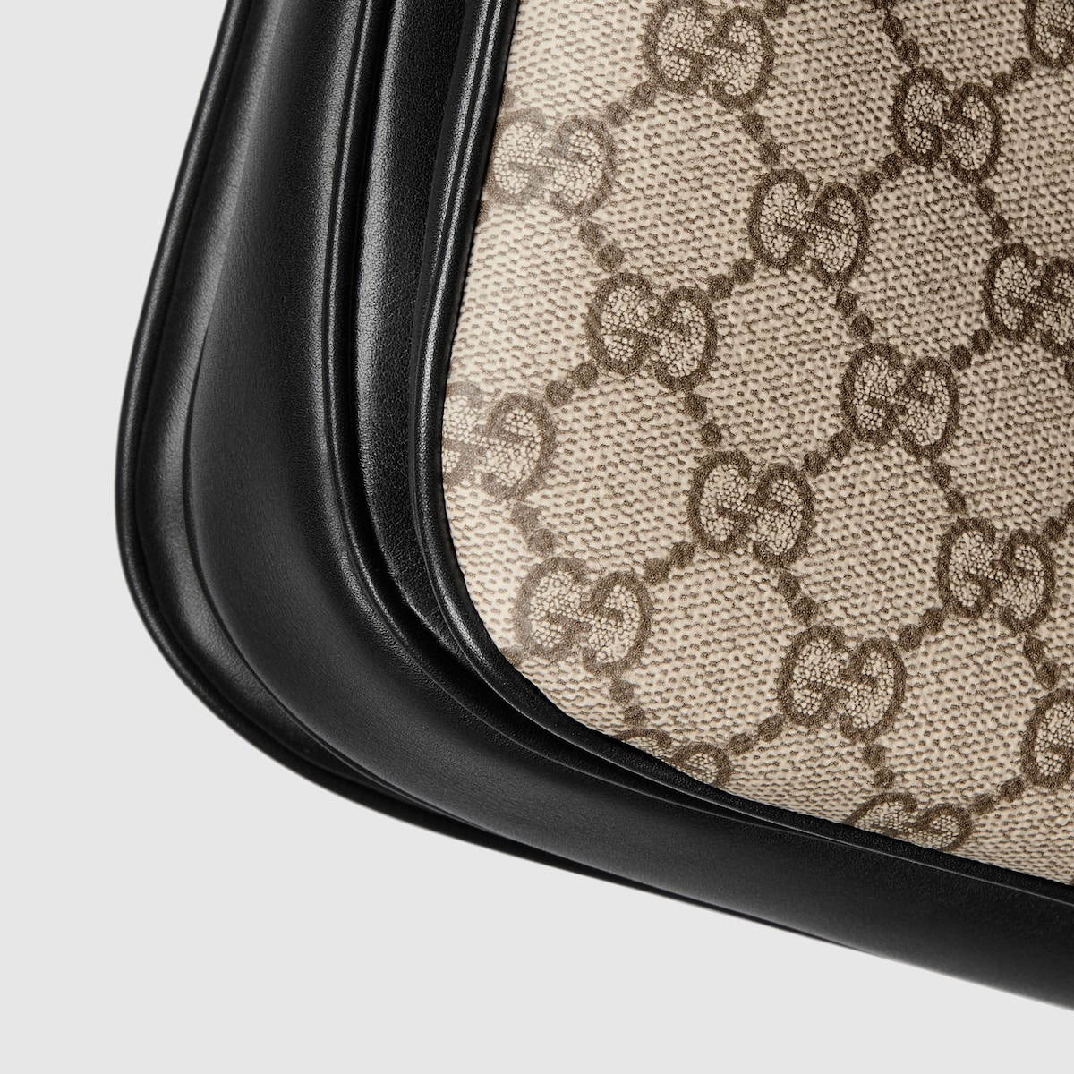 Gucci Horsebit 1955 Soft small shoulder bag in beige and dark brown fabric  | GUCCI® US