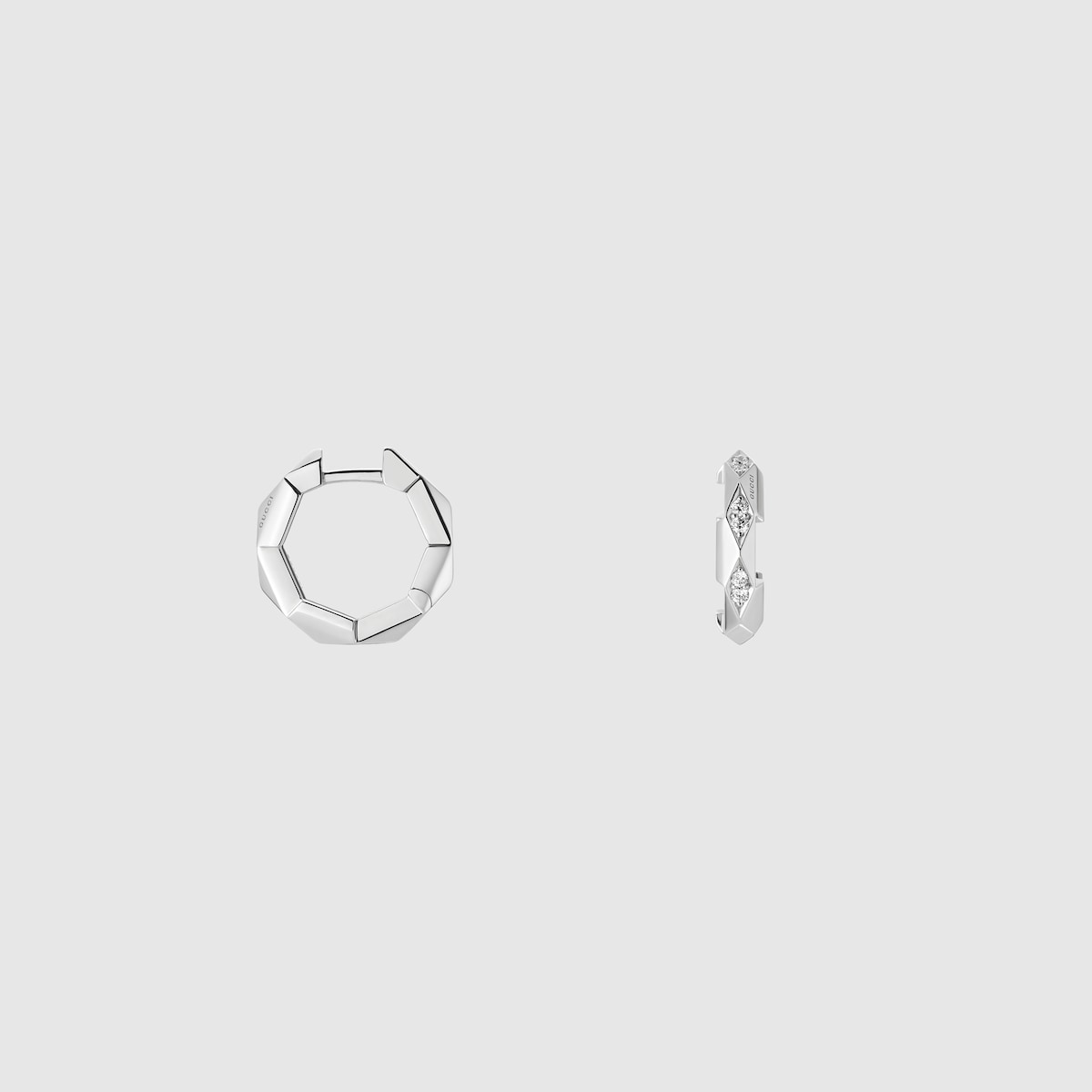 NKlaus Orecchini A Perno In Oro Bianco 333 (8 Carati) Con Zircone Bianco 3,0 Mm – Eleganti E Ipoallergenici