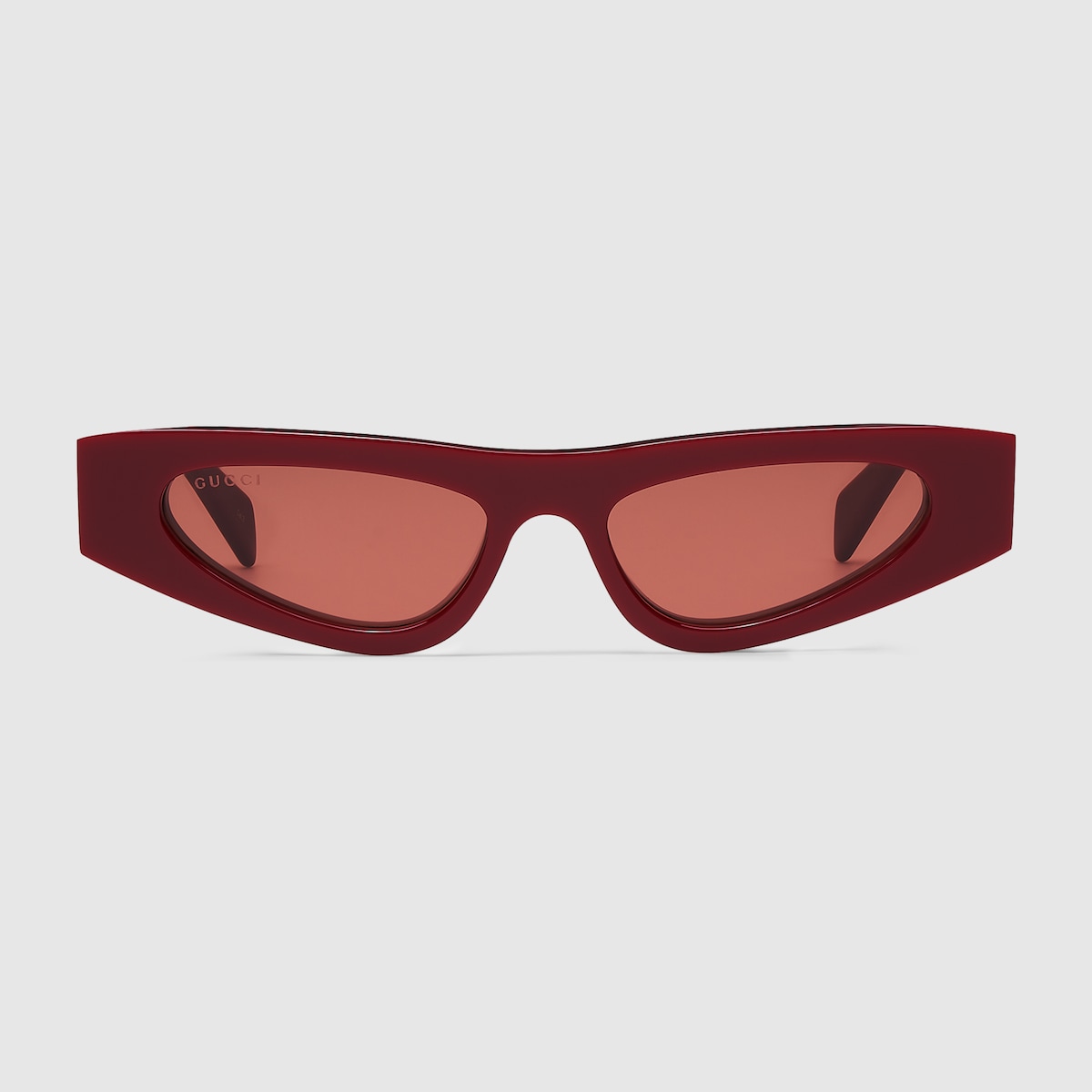 Gucci red square sunglasses deals