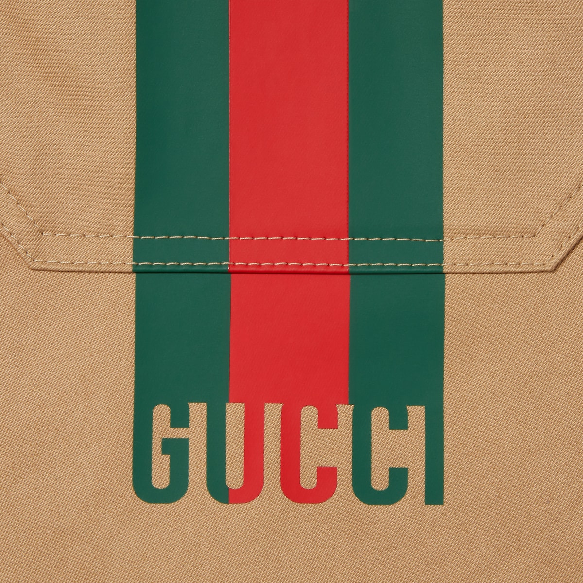 Compact cotton twill pants with Web