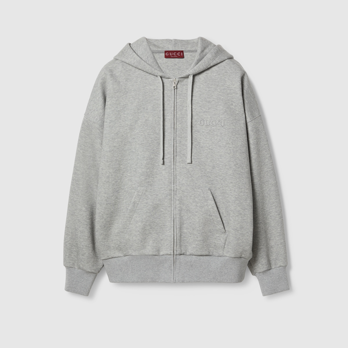 GUCCI グレー ジップアップ フーディ S 795419_XJGQH_1056_001_100_0000