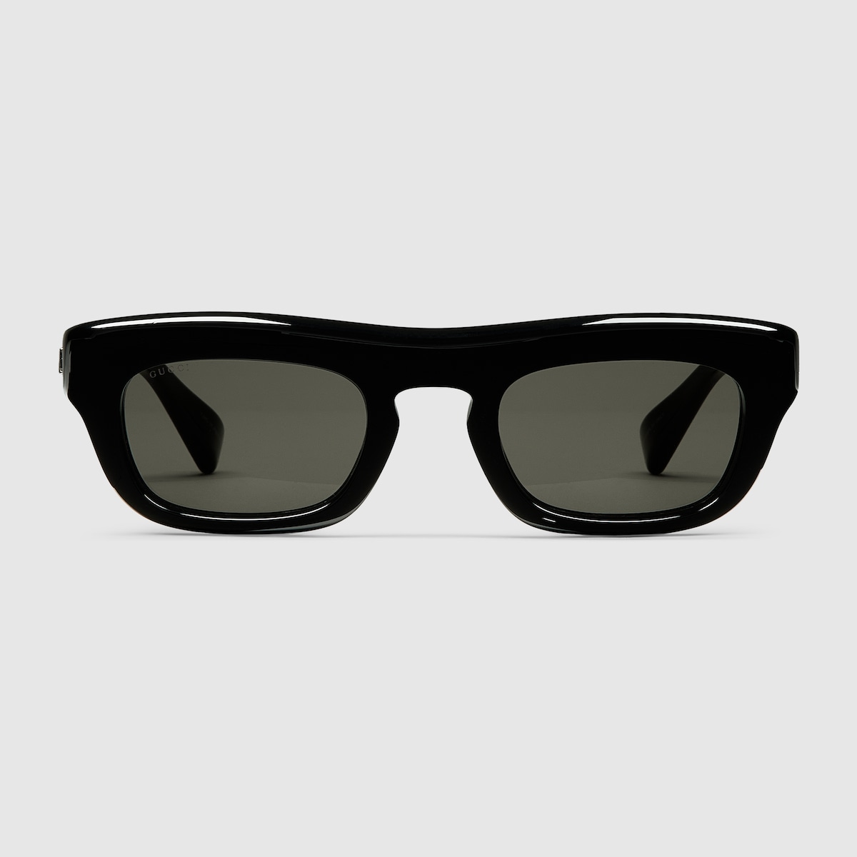 サングラス GUCCI SUN GLASS (791806J0740 1012) Rectangular frame sunglasses in black acetate | GUCCI® US