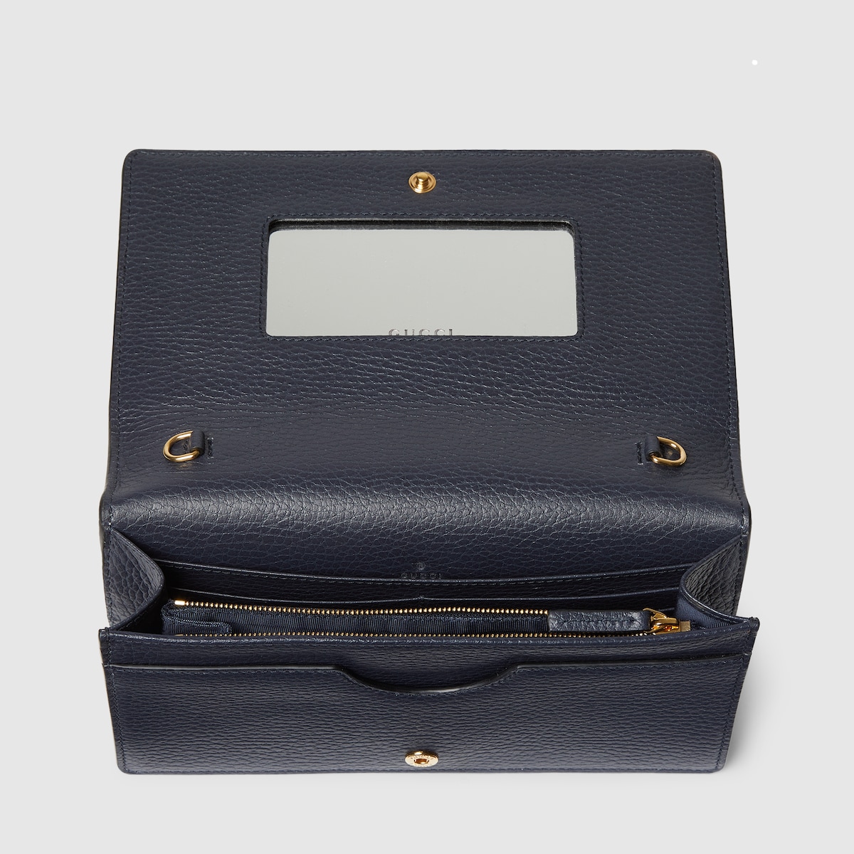 GG Marmont bi-color mini chain bag in beige and blue Supreme | GUCCI® US