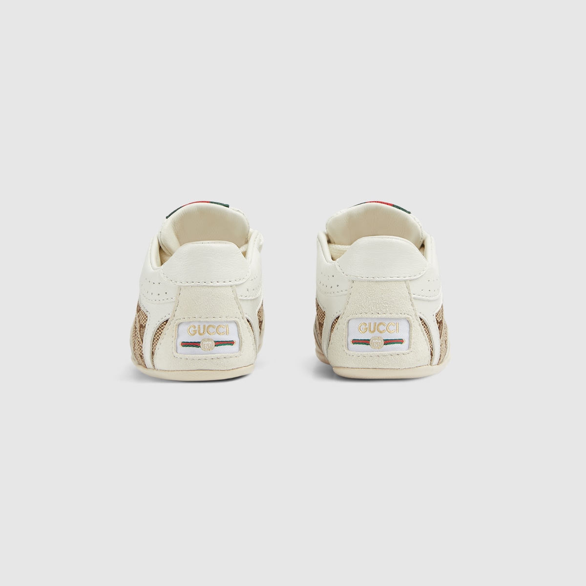 スニーカー Baby Gucci Baby Gucci Re-Web sneaker in ivory leather | GUCCI® US